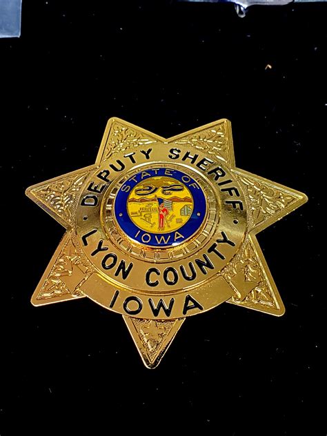 Lyon County Iowa Deputy Sheriff Gode - COLLECTORS-BADGES.COM