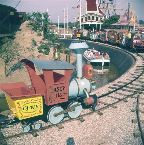 1955 - Disneyland - Casey Jr. Circus Train | Disneyland opening day ...