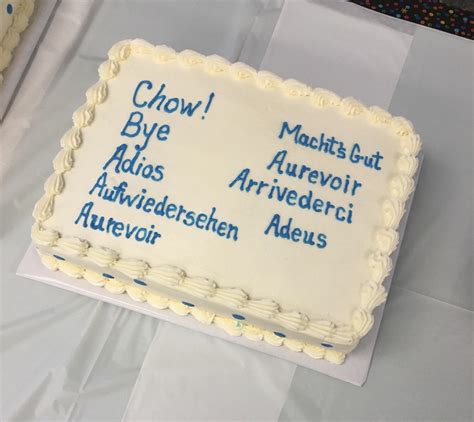 They wrote chow instead of ciao on our pastor’s retirement cake | /r ...