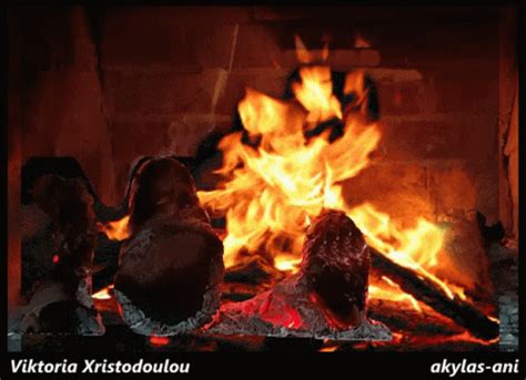 Fireplace Burning GIF - Fireplace Fire Burning - Discover & Share GIFs