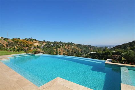 Outdoor Pool & Views, Beautiful Mediterranean Home Beverly Hills ...