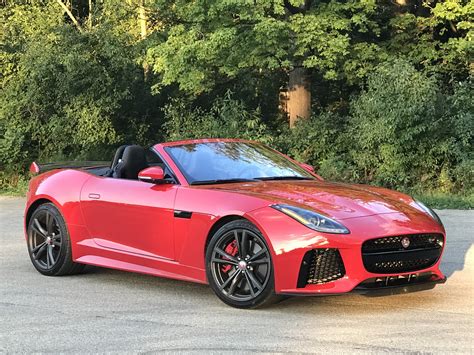 Jaguar F Type Red Convertible