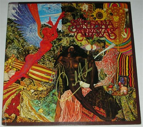 Santana, Abraxas, Hand Signed By Carlos Santana, Custom Designed Award StyleROCK STAR gallery