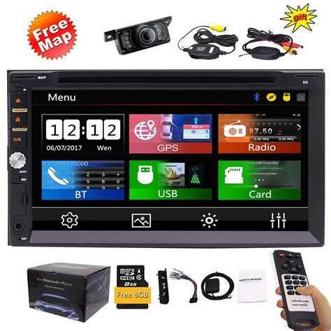 Wireless Backup Camera NEW Design Double Din Car Stereo DVD Player GPS ...