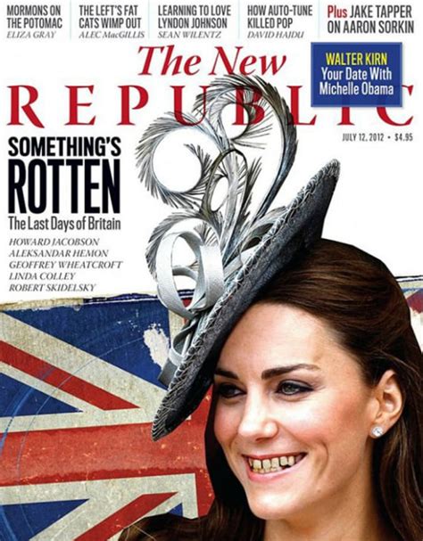 Magazine cover shows Kate Middleton with rotting teeth