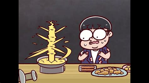 치즈분수 먹방 애니메이션 (Cheese Fondue Chicken Anime) - YouTube