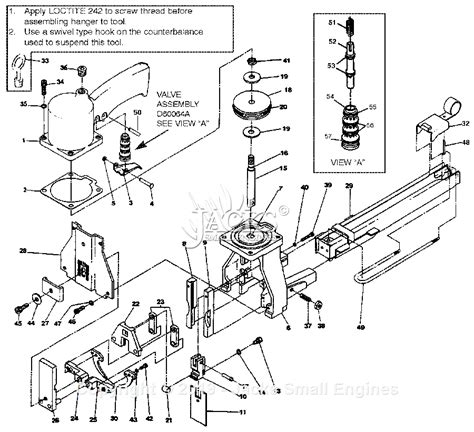 Bostitch D16-2AD Parts Diagram for Closing Stapler