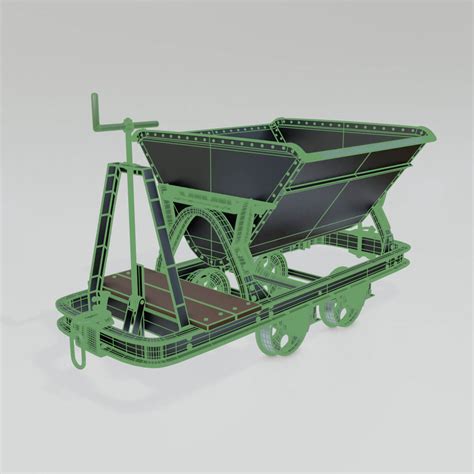 Mining Cart - 3D Model by mg53