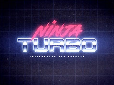 80's Text Effects for Photoshop :: Behance