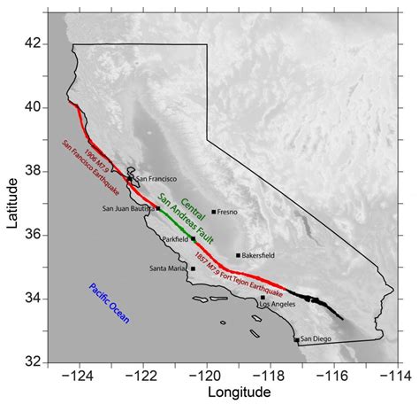 A major earthquake along the San Andreas Fault looms along its southern ...