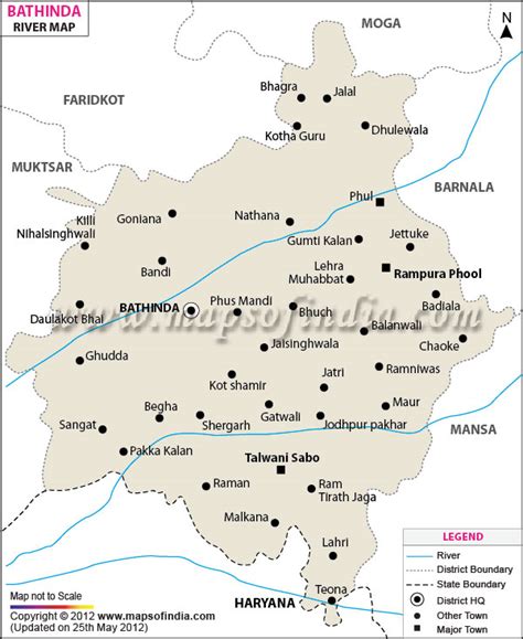 Bathinda River Map