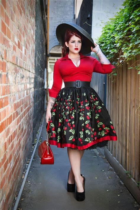 Luxus Rockabilly Kleider Plus Size