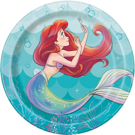 Little Mermaid Cake Plates | The Little Mermaid Party Supplies