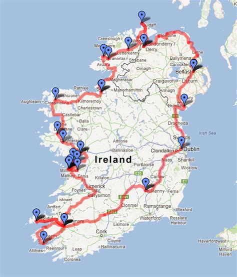 Ireland Road Trip | Route of road trip around Ireland | Alex Ranaldi | Flickr