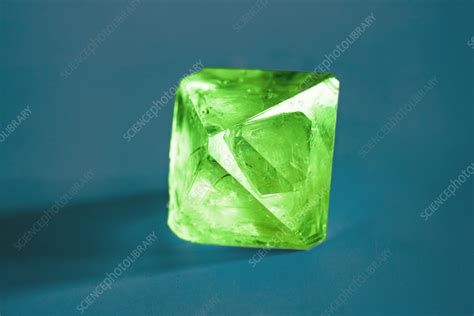 Torbernite crystal - Stock Image - F037/3235 - Science Photo Library