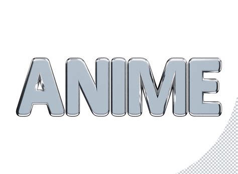 Anime Text Effect 3d Rendering Graphic by crop3dbusiness · Creative Fabrica