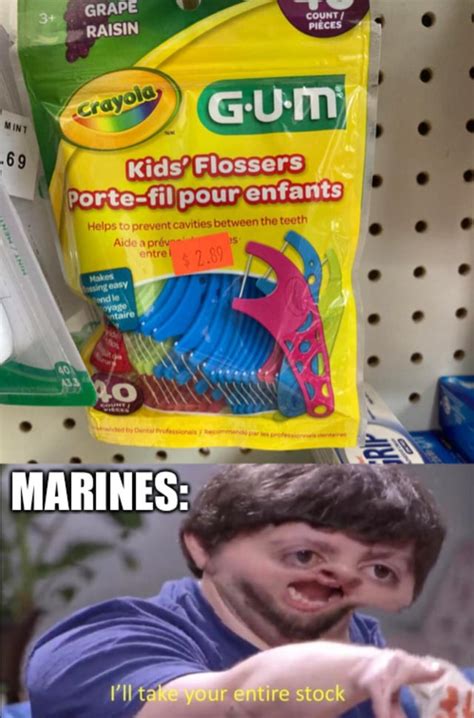 Marines eat crayons : r/memes