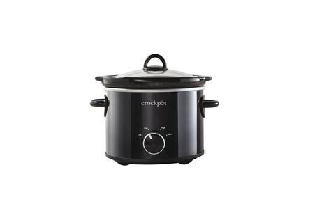 Crock-Pot® 2-Quart Round Manual Slow Cooker, Black - Walmart.com - Walmart.com