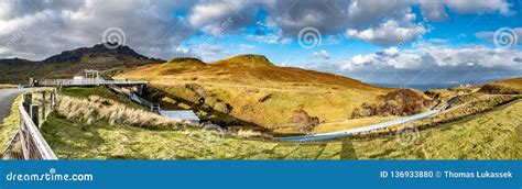 The Storr Lochs Hydroelectric Power Station Nestled Under the Mountains of the Trotternish ...