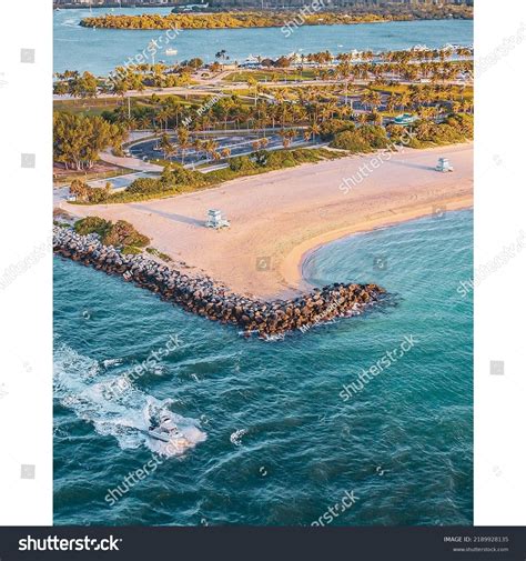 Miami Beach Wonderful Aerial View Buildings Stock Photo 2189928135 ...