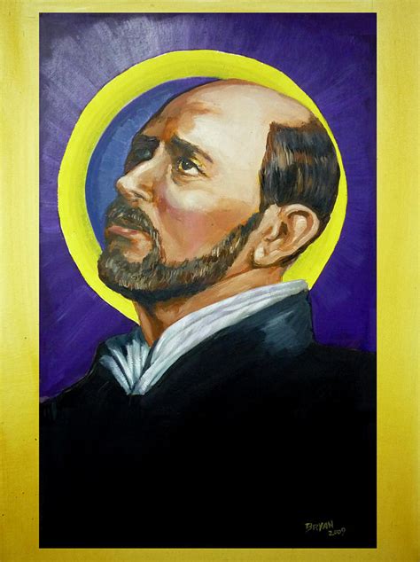 Saint Ignatius Loyola Painting by Bryan Bustard - Fine Art America