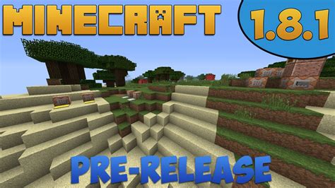 [Minecraft Development Version] Pre-release 1.8.1 - YouTube