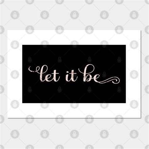 Let It Be - Let It Be - Posters and Art Prints | TeePublic