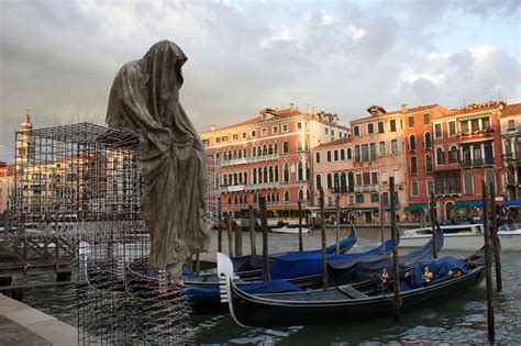 Public Venice Art Biennial T-Guardians by Christoph Luckeneder and Manfred Kielnhofer sculpture ...