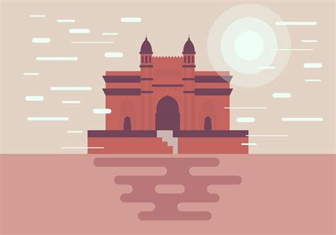 Mumbai Monument Illustration Vector 124850 Vector Art at Vecteezy