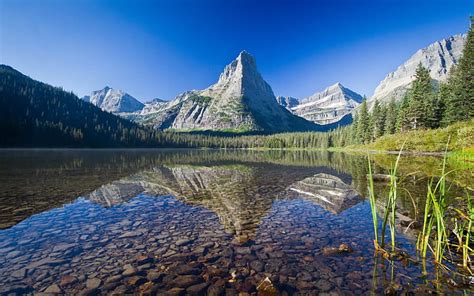 HD wallpaper: nature, landscape, mountains, Glacier National Park ...