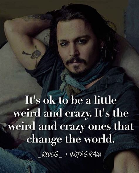 Revog on Instagram: “I'm usually the odd one of the bunch. 🤓” | Johnny depp quotes, Johnny depp ...