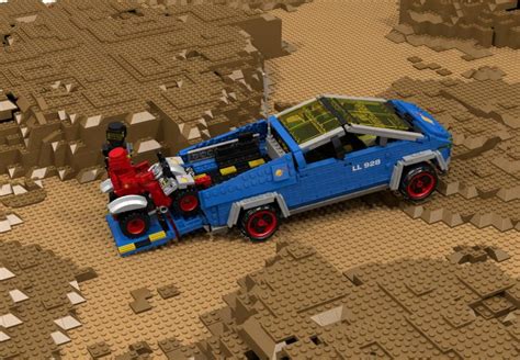 Tesla Cybertruck Looks So Easy To Build With LEGO Bricks | Carscoops