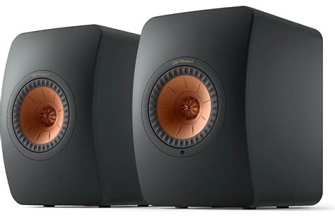 KEF LS50 Wireless II Powered Bookshelf Speakers - Hawthorne Stereo