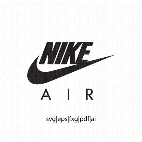 Nike Air Logo Inspired Vector Art svg dxf fxg eps pdf ai