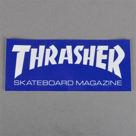 Thrasher Magazine Logo Sticker - ACCESSORIES from Native Skate Store UK