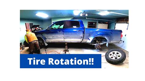 Rotating Tires on a Toyota Tundra - YouTube