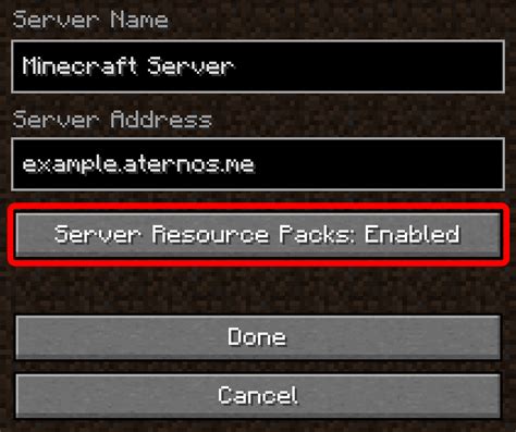 Adding a custom resource pack to your server (Minecraft Java Edition ...