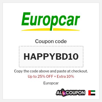 Europcar promo code 2024 | Europcar deals