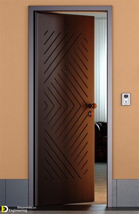 40 Stylish Modern Wooden Door Design Ideas - Engineering Discoveries | Wooden main door design ...