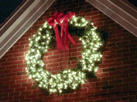 lighted outdoor wreath Christmas Music, Winter Christmas, Christmas ...