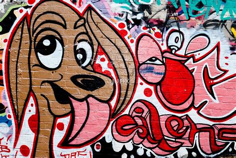 "Graffiti dog" by yurix | Redbubble