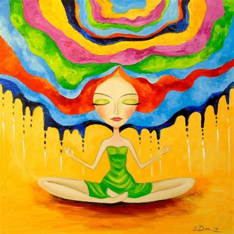 Meditation Painting by Olha Darchuk - Jose Art Gallery