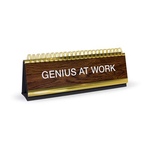 Snapklik.com : Genuine Fred Daily Desk Plaque Desktop Flip Book