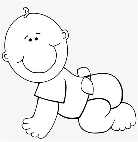 Baby Images Clipart Black And White - Baby Viewer