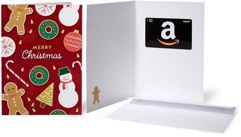 Amazon.com $10 Gift Card in a Greeting Card Christmas Cookies *** More ...