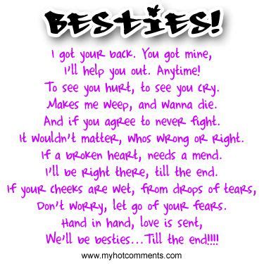 My Best Friend Poem Funny