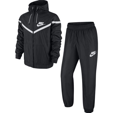 Nike Mens Fearless Woven Tracksuit - Black/White - Tennisnuts.com