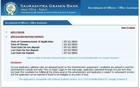 Saurashtra Gramin Bank Recruitmet Notification – Salary 26335 per month ~ GREAT MINDS INSTITUTION