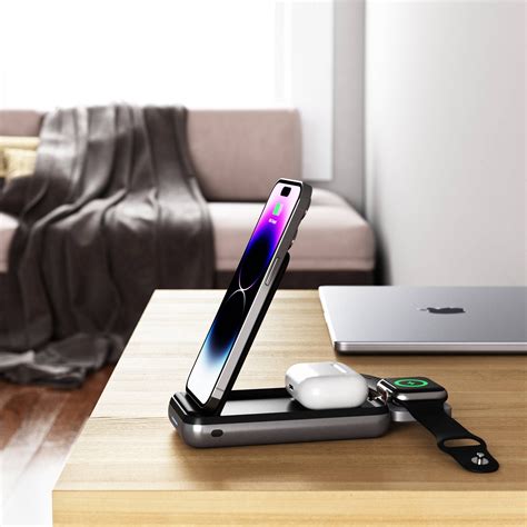 Duo Wireless Charger Power Stand | Satechi - Apple and PC Accessories