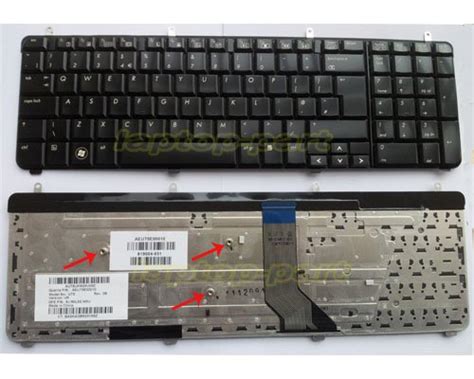 HP DV7-3165DX keyboard - HP Pavilion DV7-3165DX UK keyboard Black